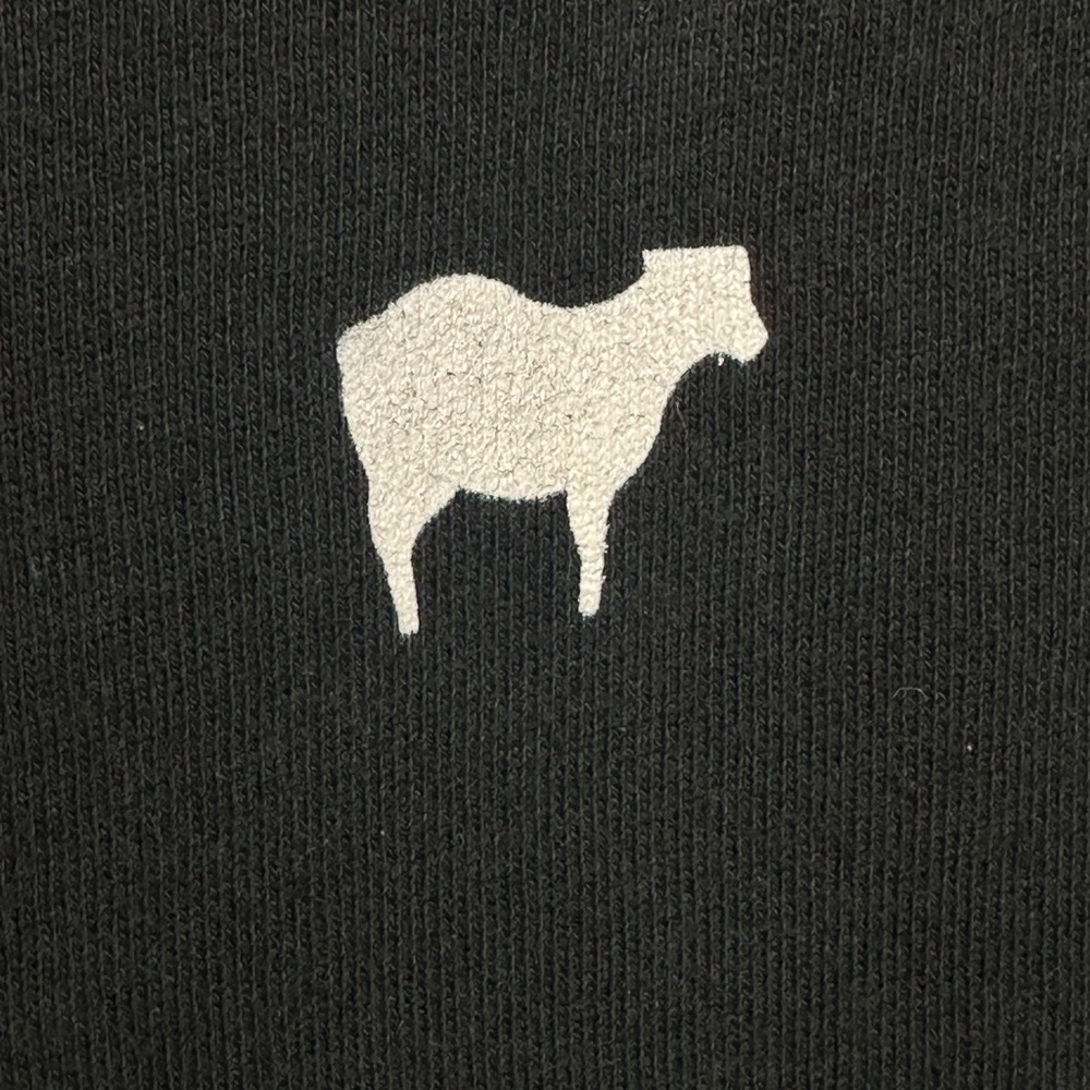 Goldsheep Black Stay Golden Zip Up Hoodie with kangaroo pocket size 2X Spray Can - Picture 4 of 7